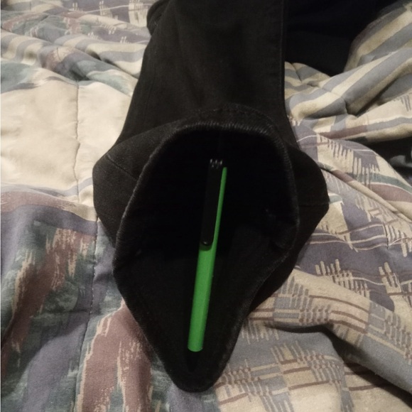 Ripped black designer Mnml jeans - Picture 4 of 6